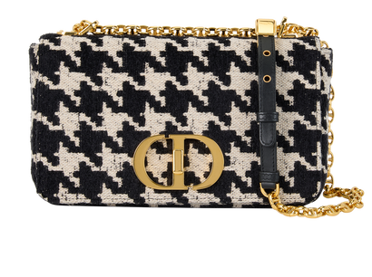 Medium Caro, &pound;1,900, Handbags, Black/White, Fabric, Front view